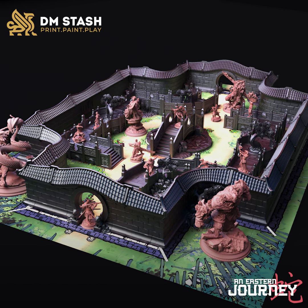 Modular Zen Garden Terrain Set - The Silent Garden